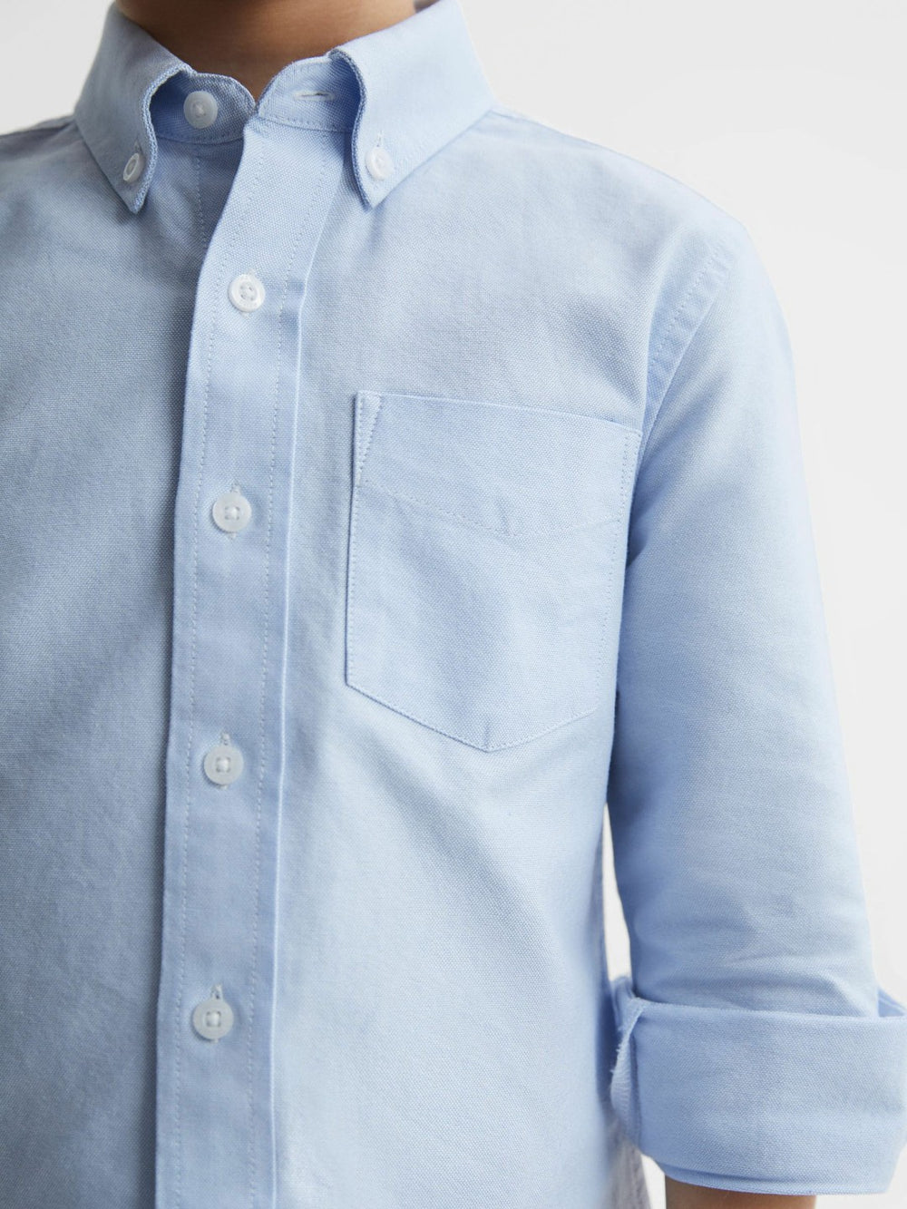 4-9 yrs Button Down Oxford Shirt Soft Blue | Children & Baby