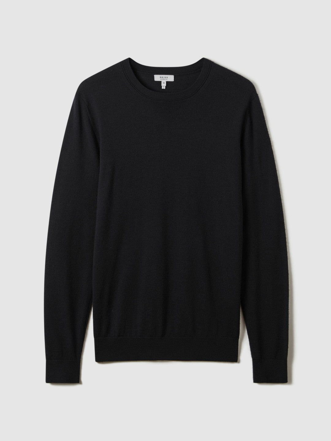Merino Wool Crew Neck Jumper Navy | Men