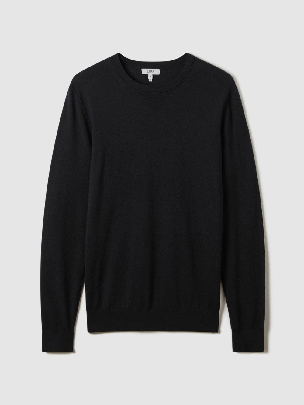 Merino Wool Crew Neck Jumper Navy | Men