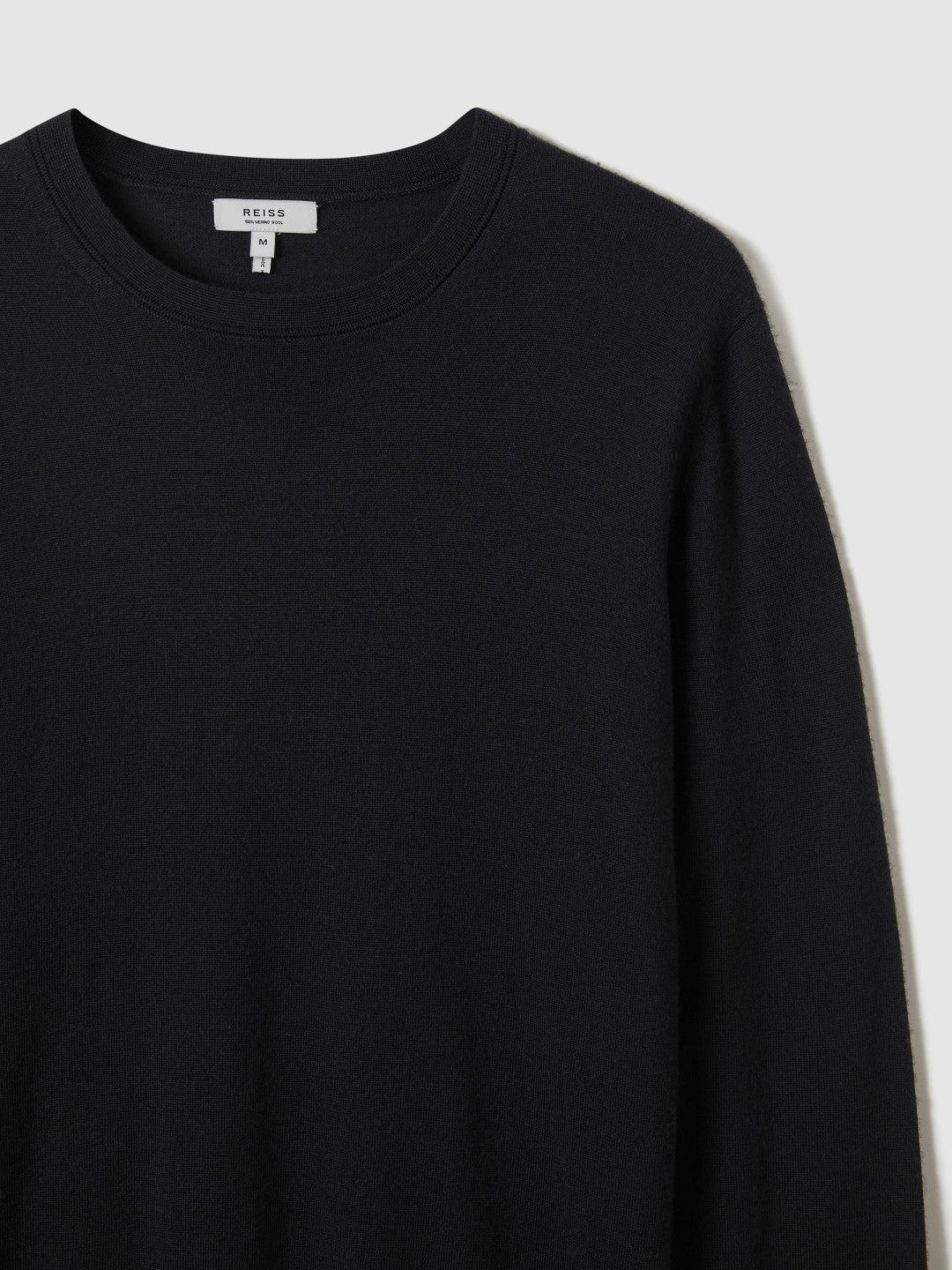 Merino Wool Crew Neck Jumper Navy | Men