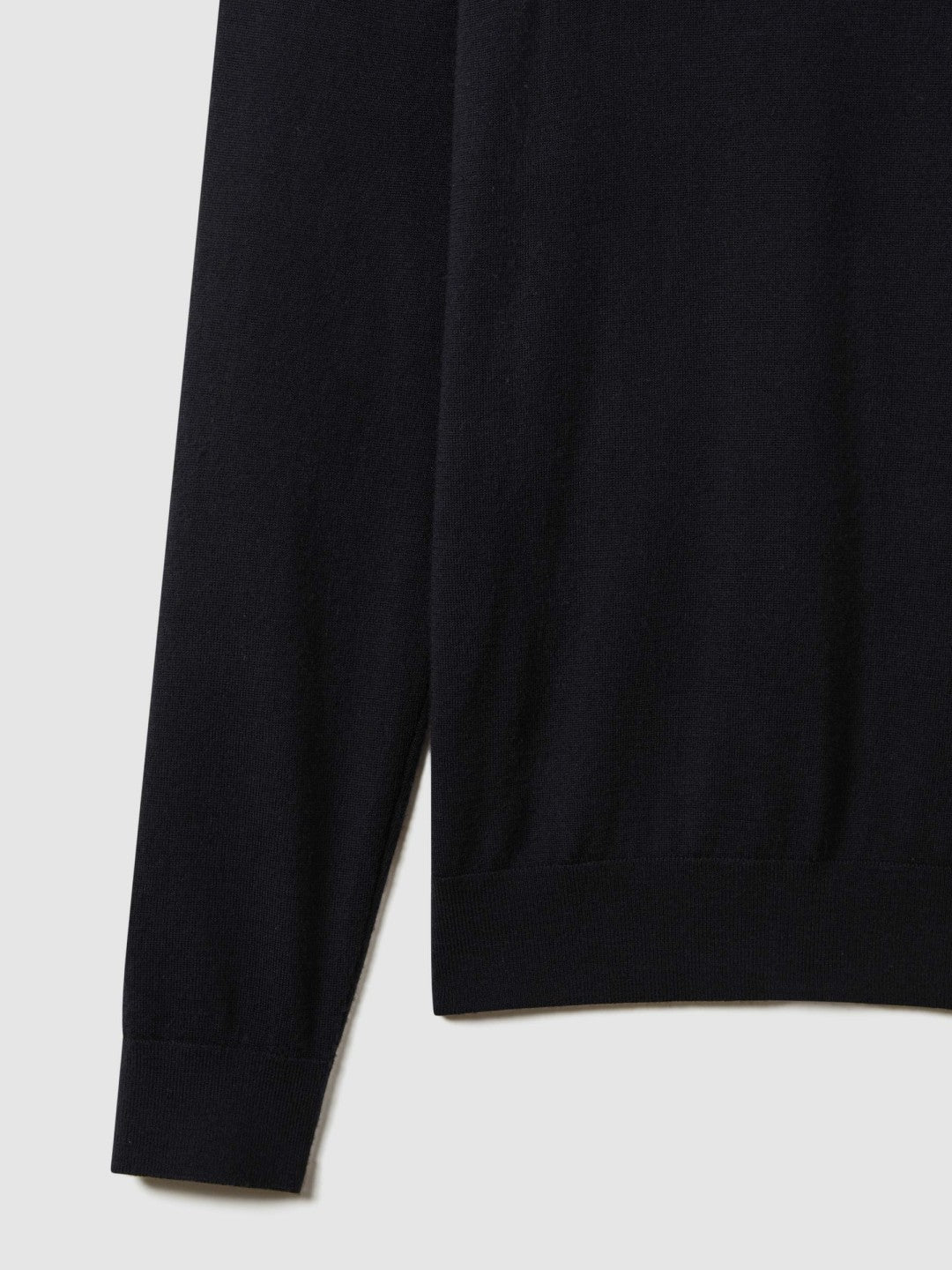 Merino Wool Crew Neck Jumper Navy | Men
