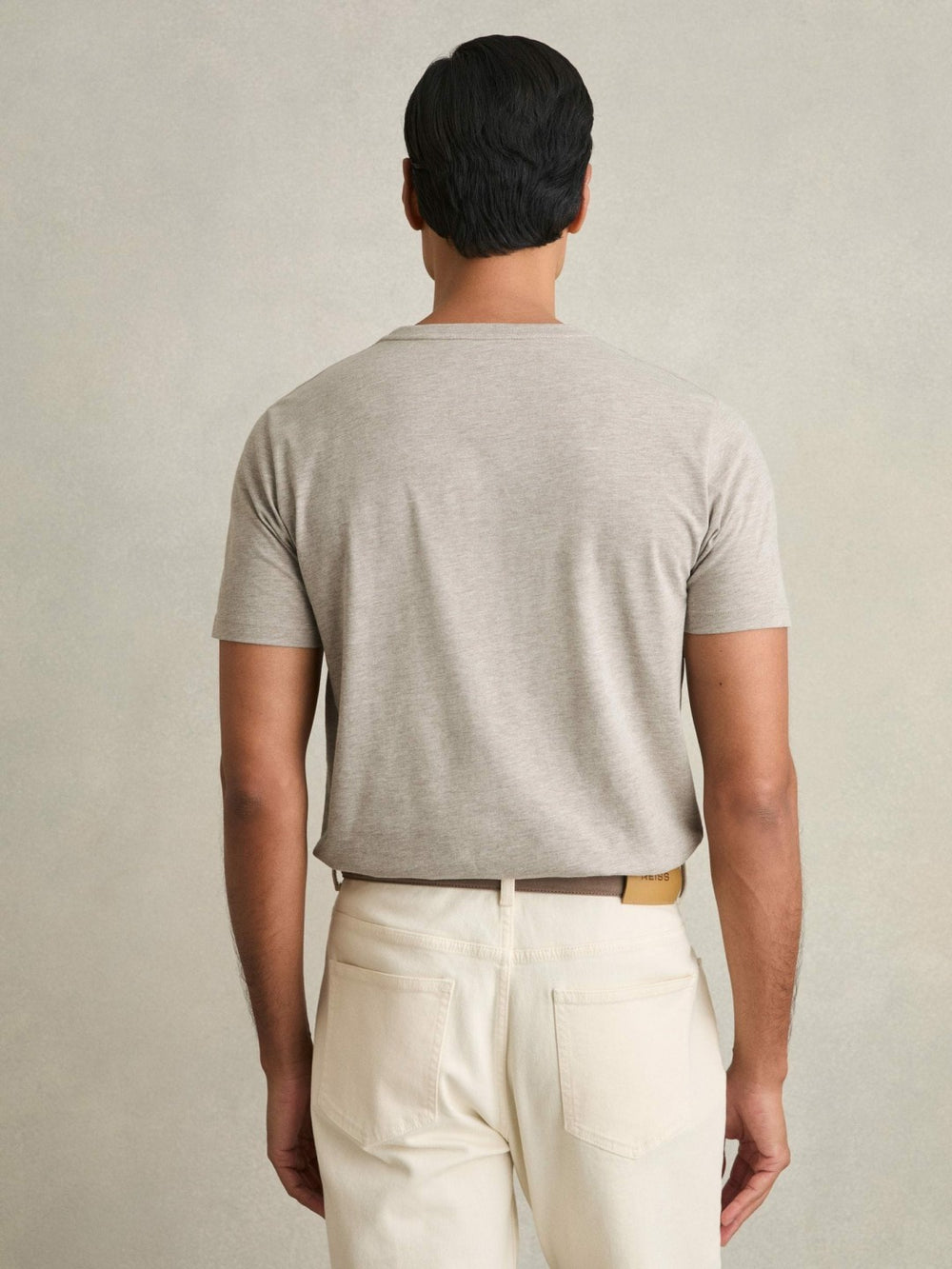 Cotton-Jersey Crew-Neck T-shirts 3 Pack Multi Melange | Men