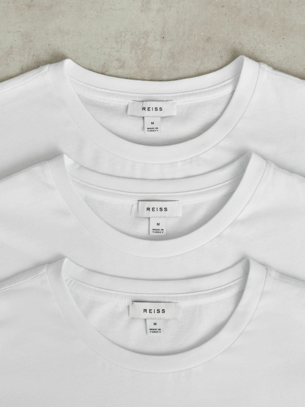 Cotton-Jersey Crew-Neck T-shirts 3 Pack White | Men