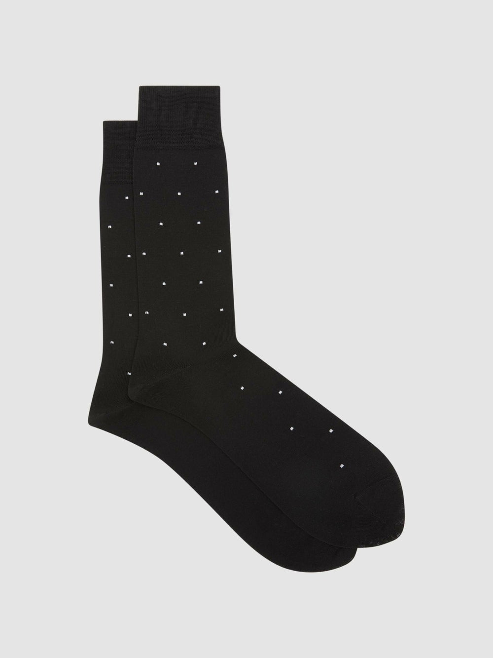 Polka Dot Socks Black | Men