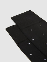 Polka Dot Socks Black | Men
