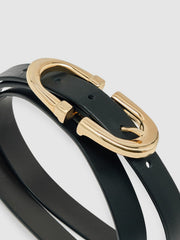 Horseshoe Belt Black | Women