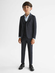 4-9 yrs Wool-Blend Suit Trousers Navy | Children & Baby