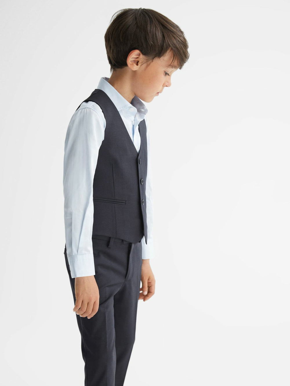 4-9 yrs Modern Fit Waistcoat Navy | Children & Baby