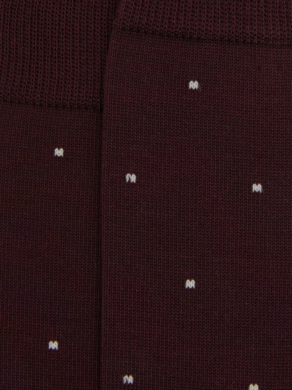 Polka Dot Socks Bordeaux | Men