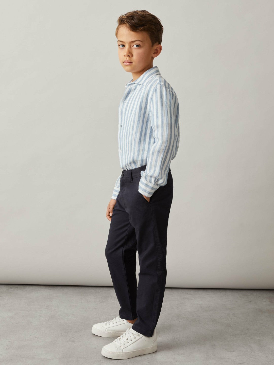 3-9 yrs Slim Fit Casual Chinos Navy | Children & Baby