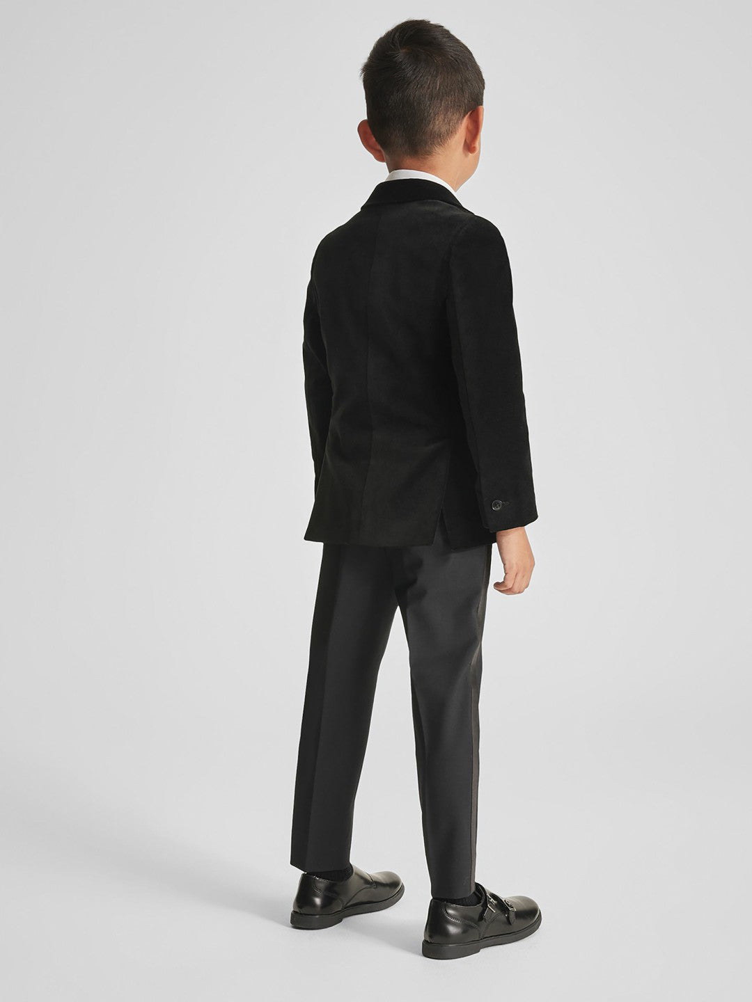 4-9 yrs Single Breasted Velvet Blazer Black | Children & Baby