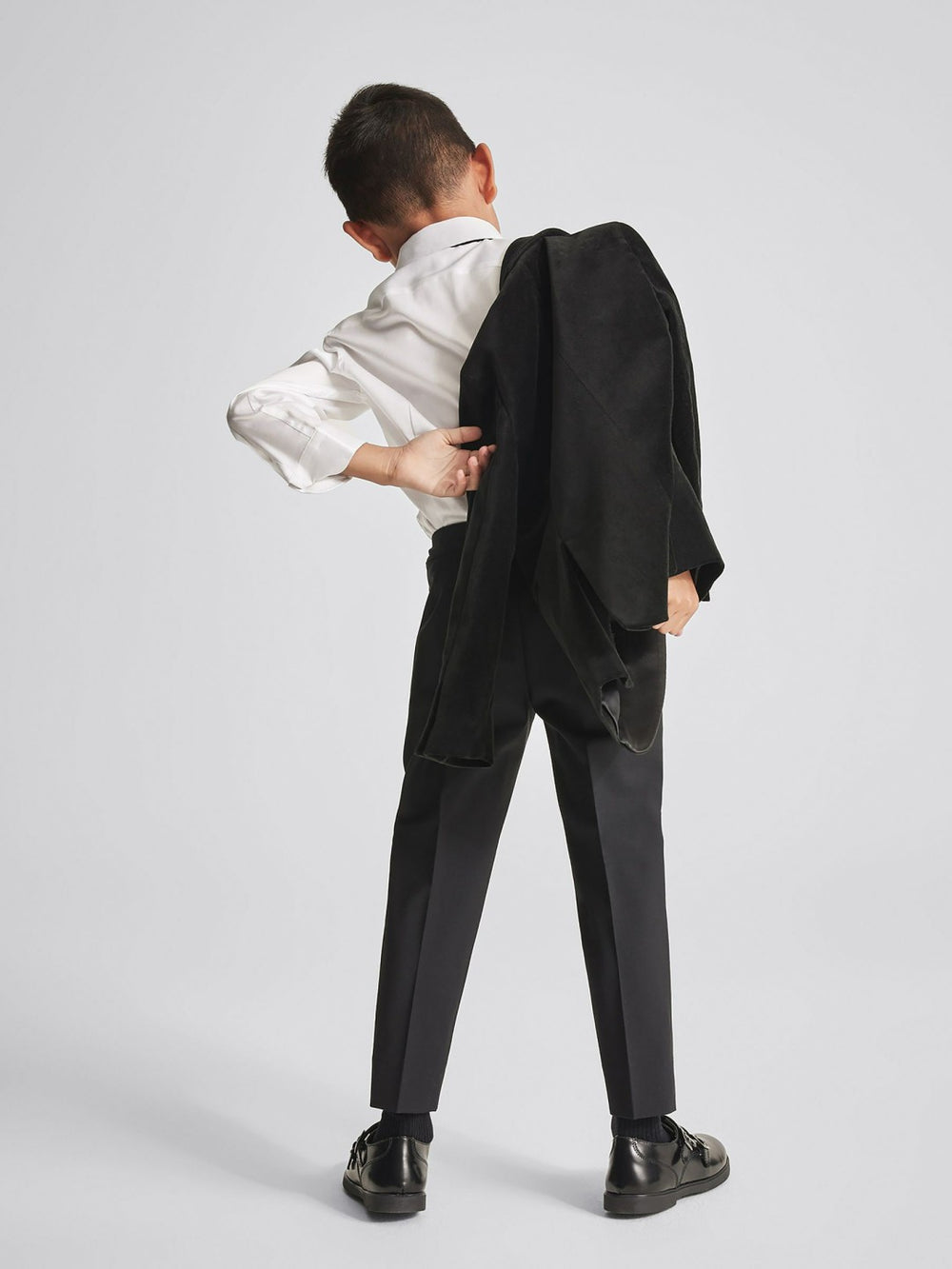 4-9 yrs Single Breasted Velvet Blazer Black | Children & Baby