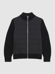 3-9 yrs Hybrid Zip Through Quilted Jacket Navy | Children & Baby