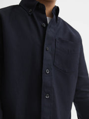 9-14 yrs Button Down Oxford Shirt Navy | Children & Baby