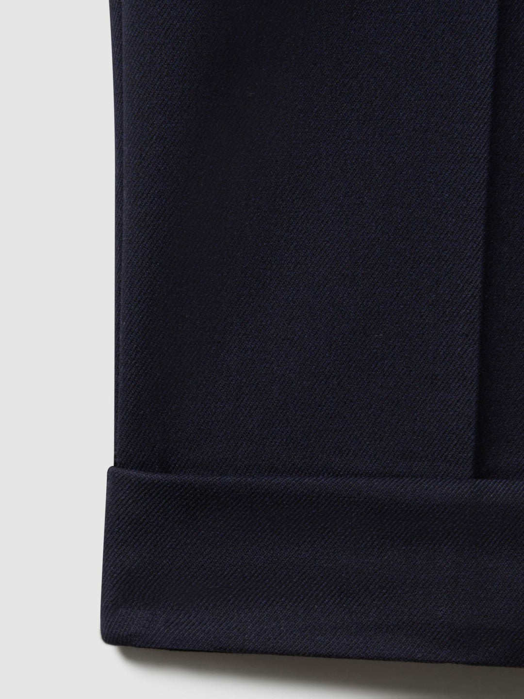 Relaxed-Fit Pleated Tapered Trousers Navy | Men