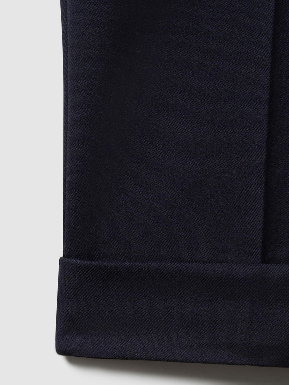 Relaxed-Fit Pleated Tapered Trousers Navy | Men