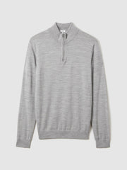 Merino Wool Half-Zip Jumper  | Men