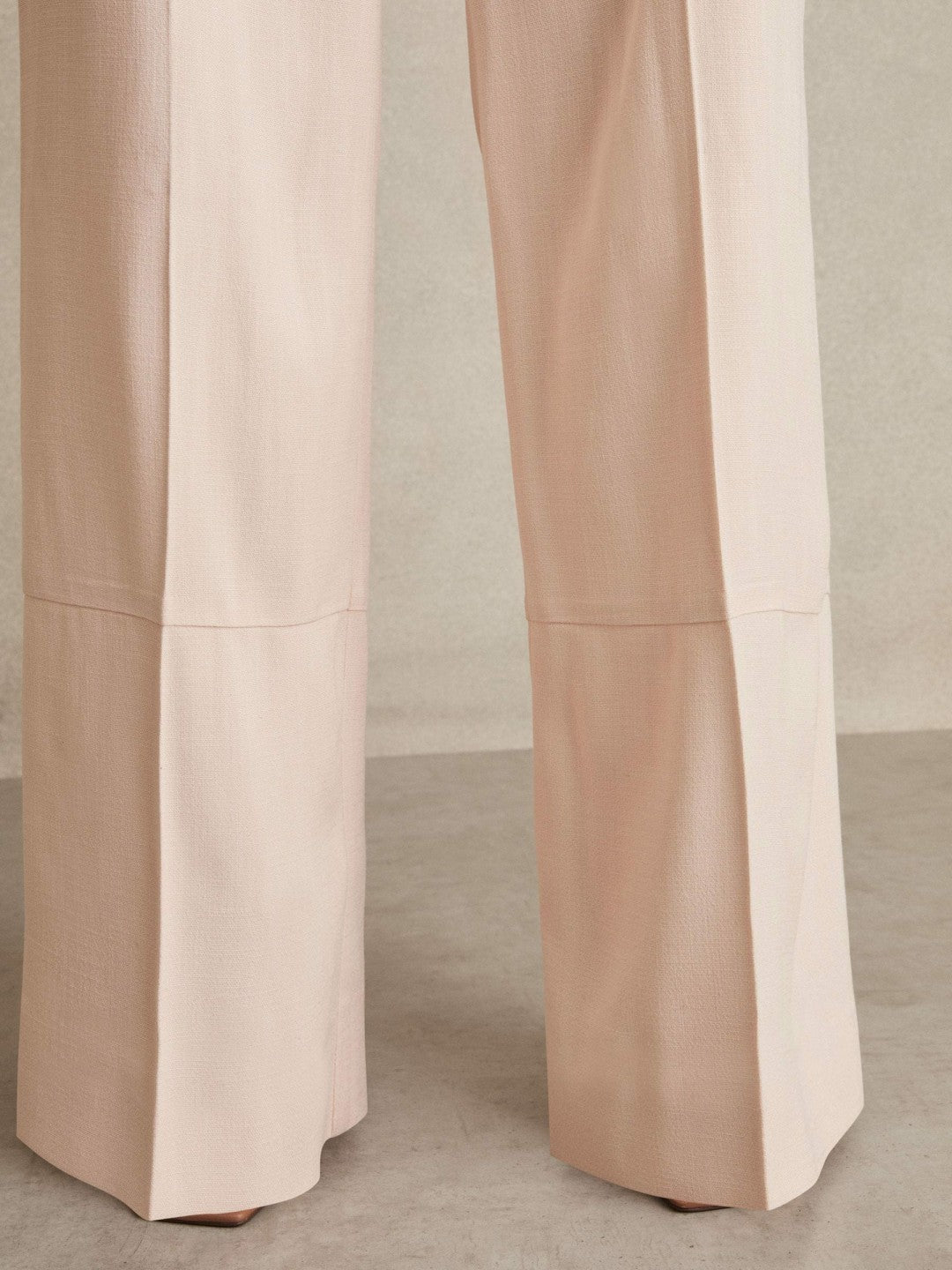 Wide-Leg Suit Trousers Pink | Women