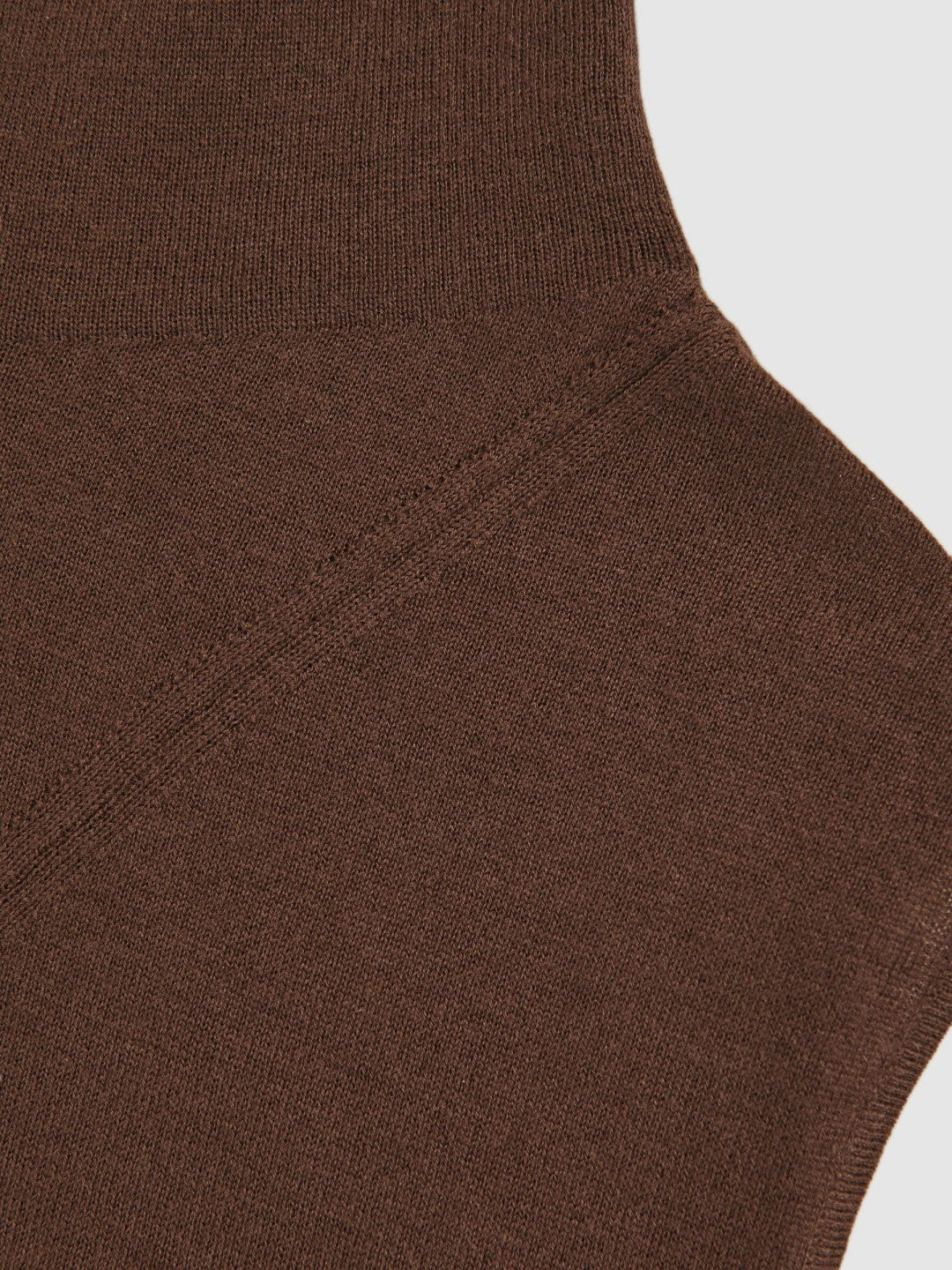 Wool Slouched Sleeveless Top Chocolate | Women
