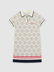 13-14 yrs SmileyWorld Knitted Polo Dress Off White | Children & Baby
