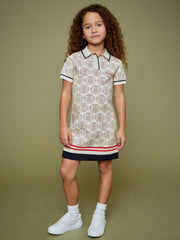 4-9 yrs SmileyWorld Knitted Polo Dress Off White | Children & Baby