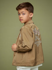 3-9 yrs SmileyWorld Harrington Jacket Stone | Children & Baby