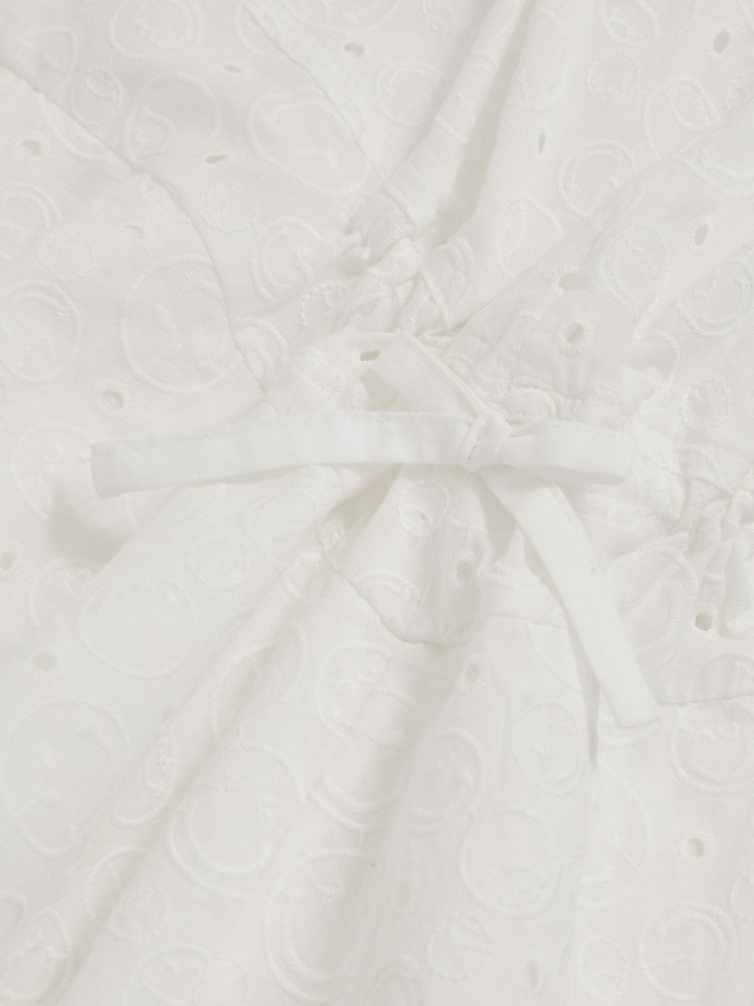 13-14 yrs SmileyWorld Broderie Logo Dress Ivory | Children & Baby