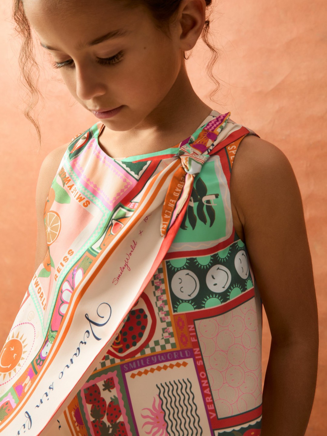 9-13 yrs SmileyWorld Motif Print Top Multi | Children & Baby