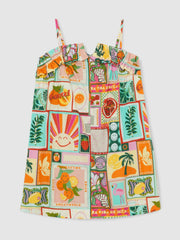4-9 yrs SmileyWorld Motif-Print Dress Multi | Children & Baby