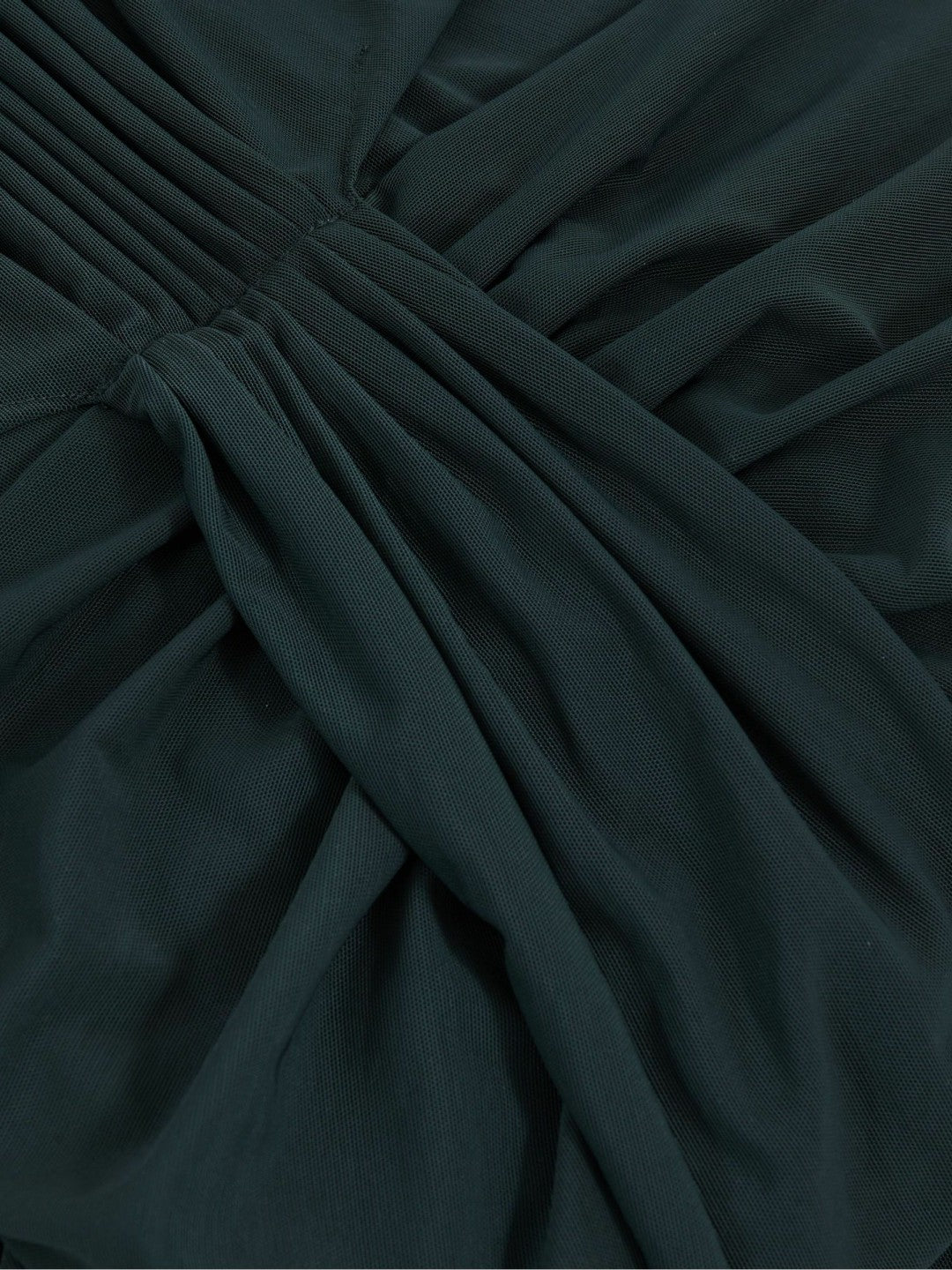 Sheer Ruched Maxi Dress Teal | Women