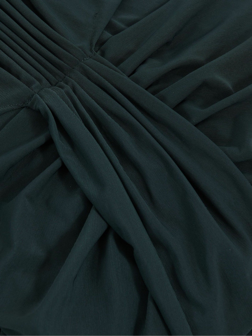 Sheer Ruched Maxi Dress Teal | Women
