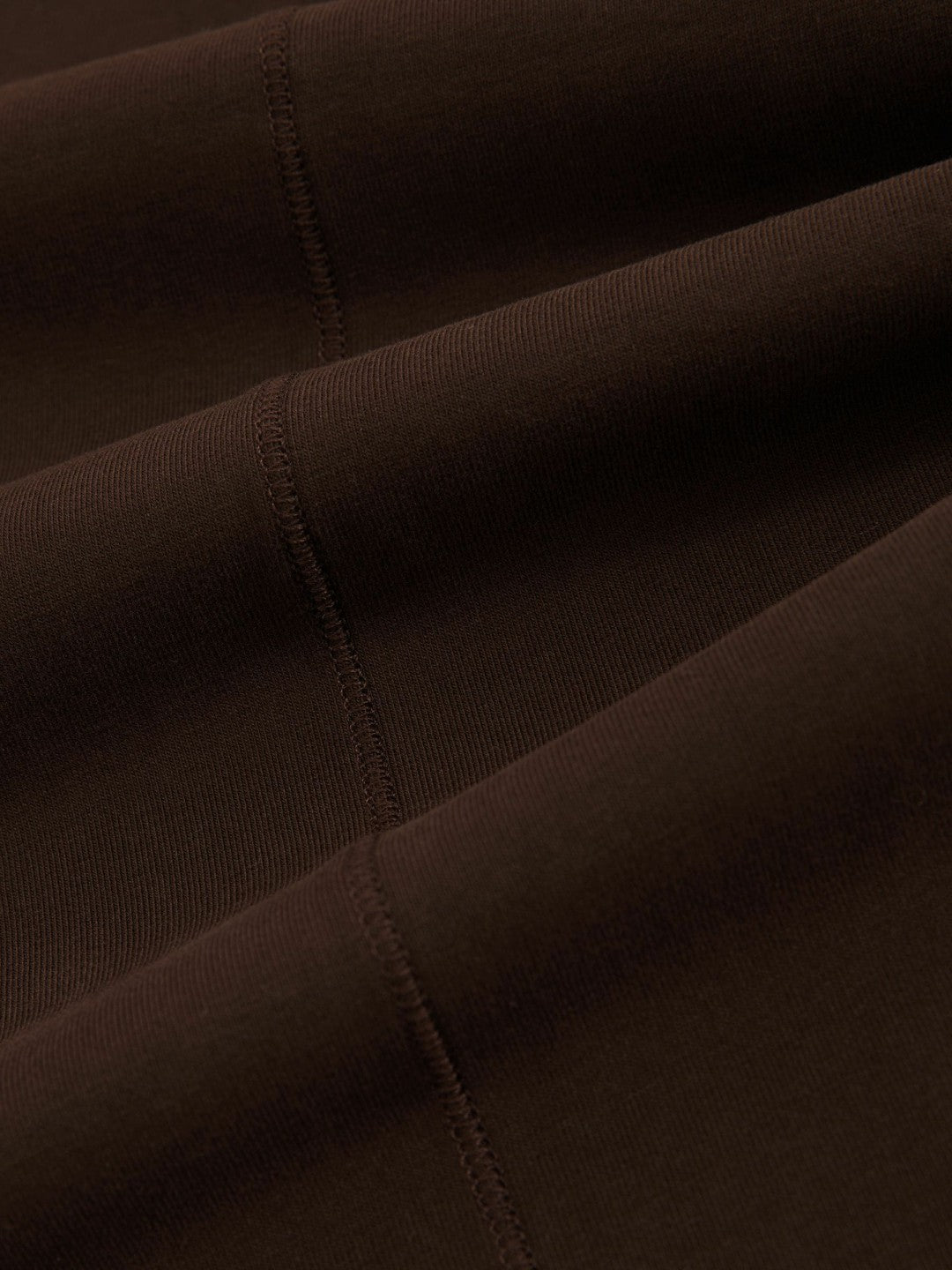 Stretch-Cotton Crew-Neck T-Shirt Chocolate Brown | Women