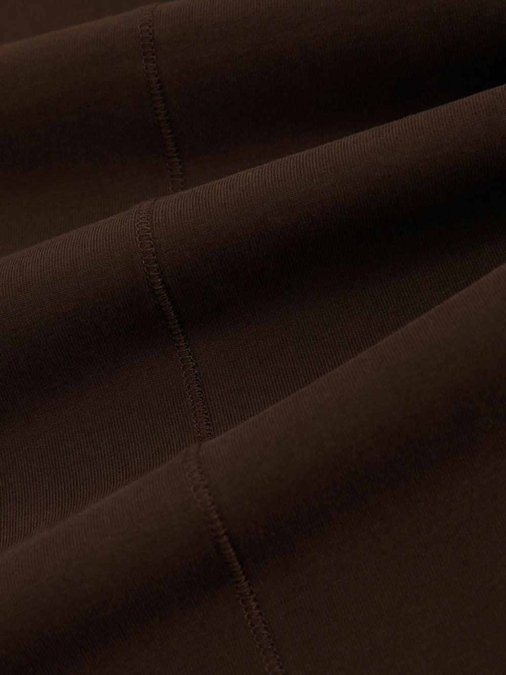 Stretch-Cotton Crew-Neck T-Shirt Chocolate Brown | Women