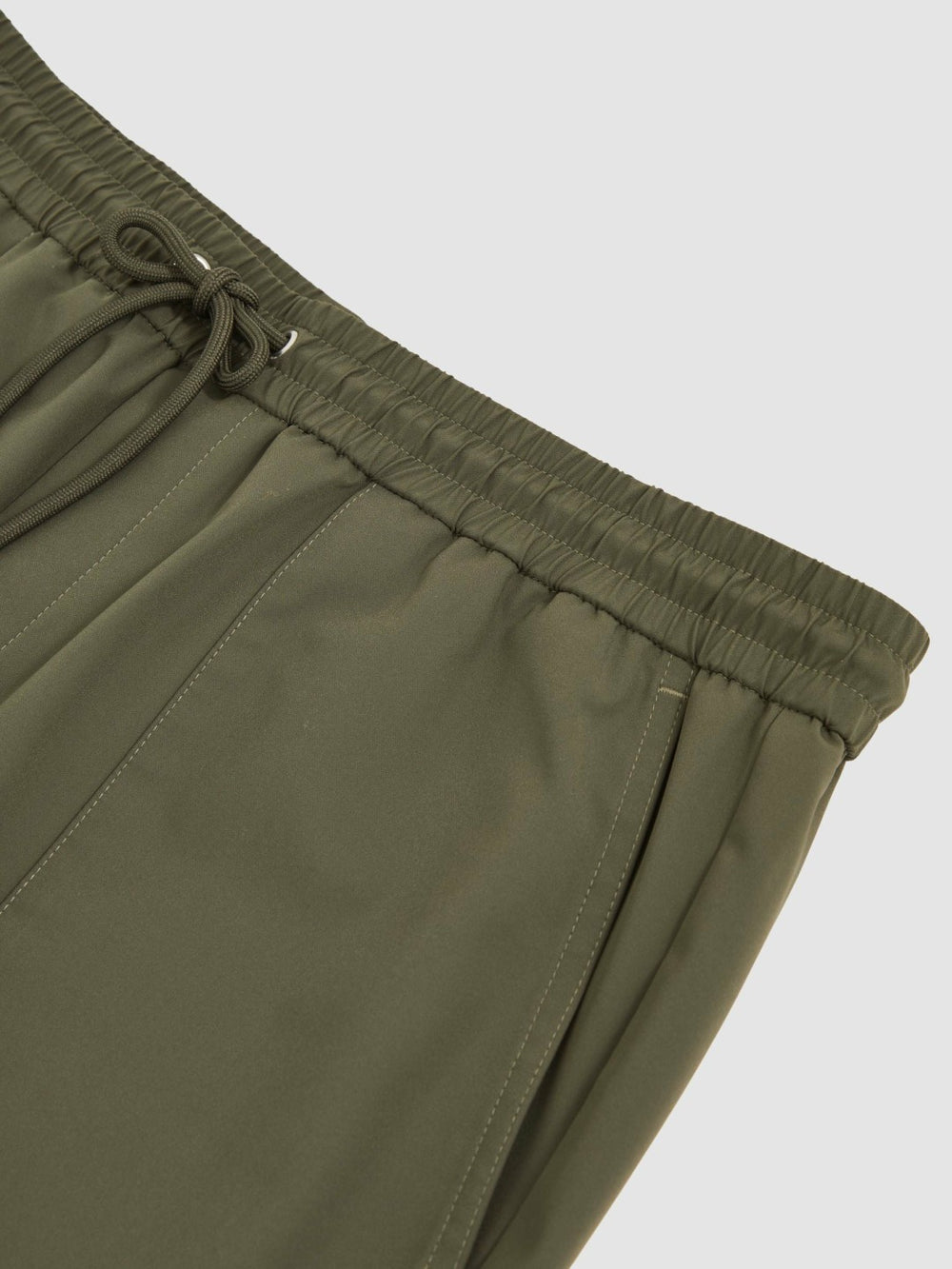 Drawstring Technical Cuffed Trousers Green | Men