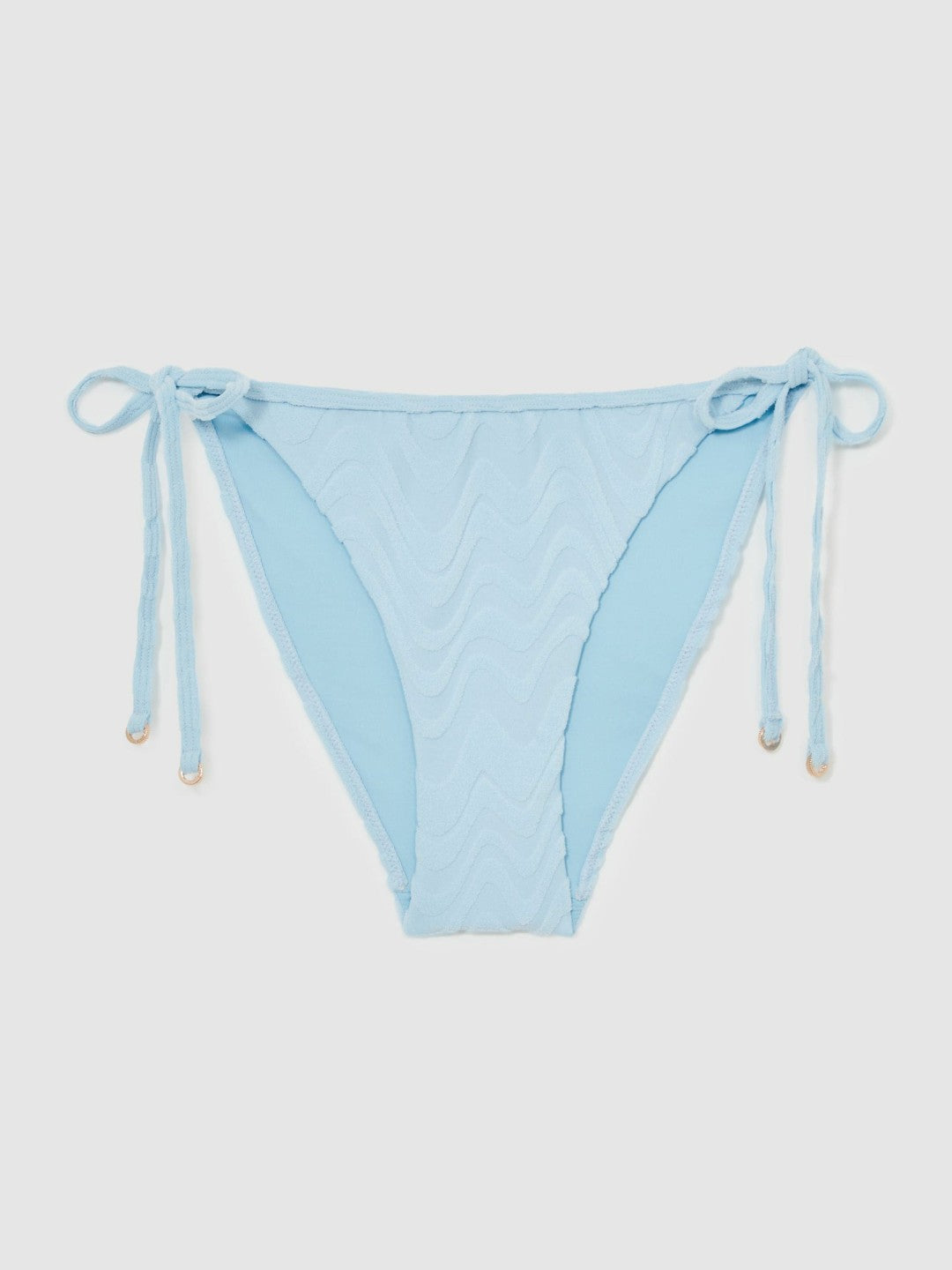 Textured Wave Bikini Bottoms Blue | Women