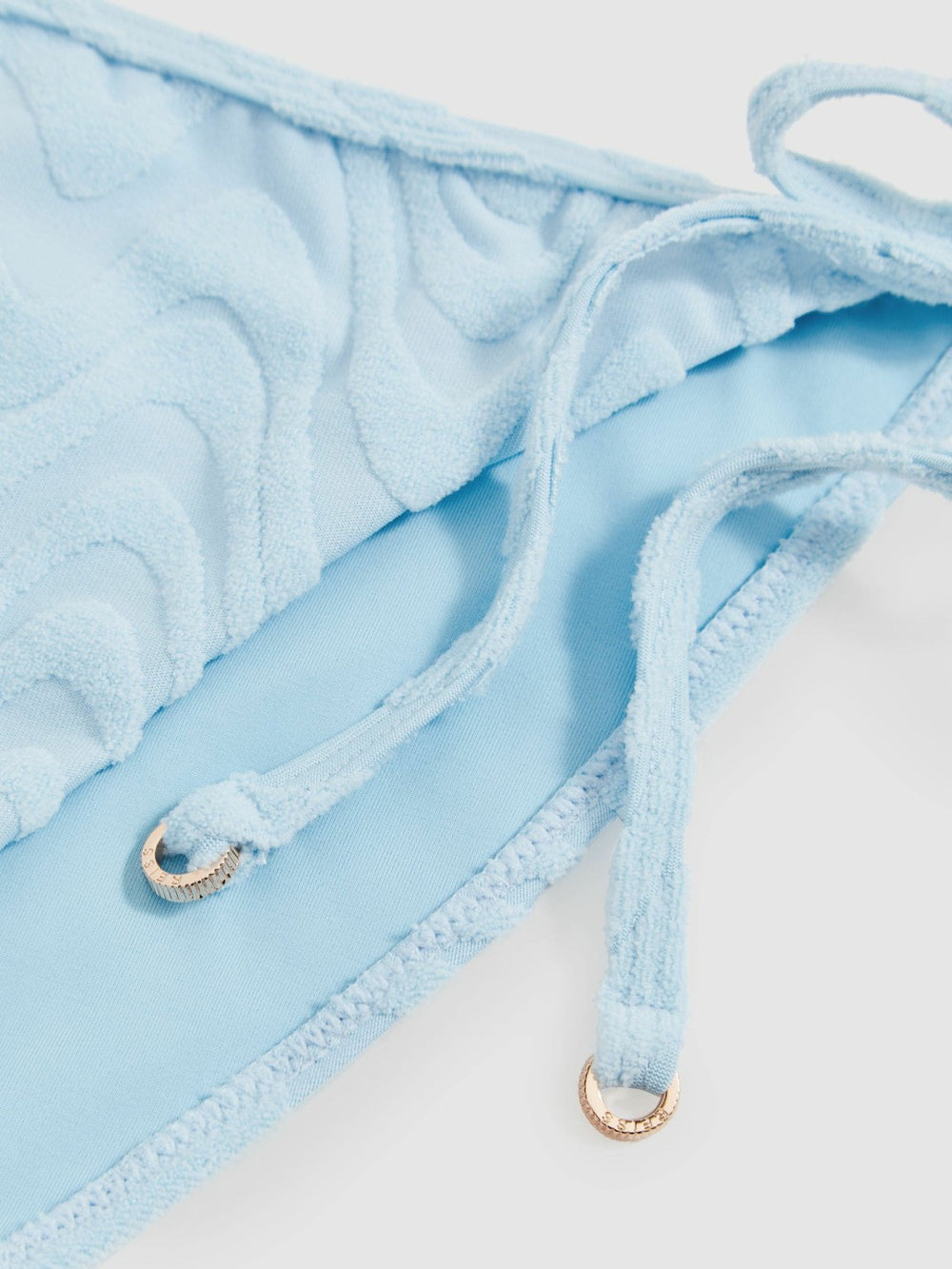 Textured Wave Bikini Bottoms Blue | Women