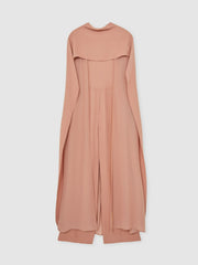Wide-Leg Cape Jumpsuit Pink | Women