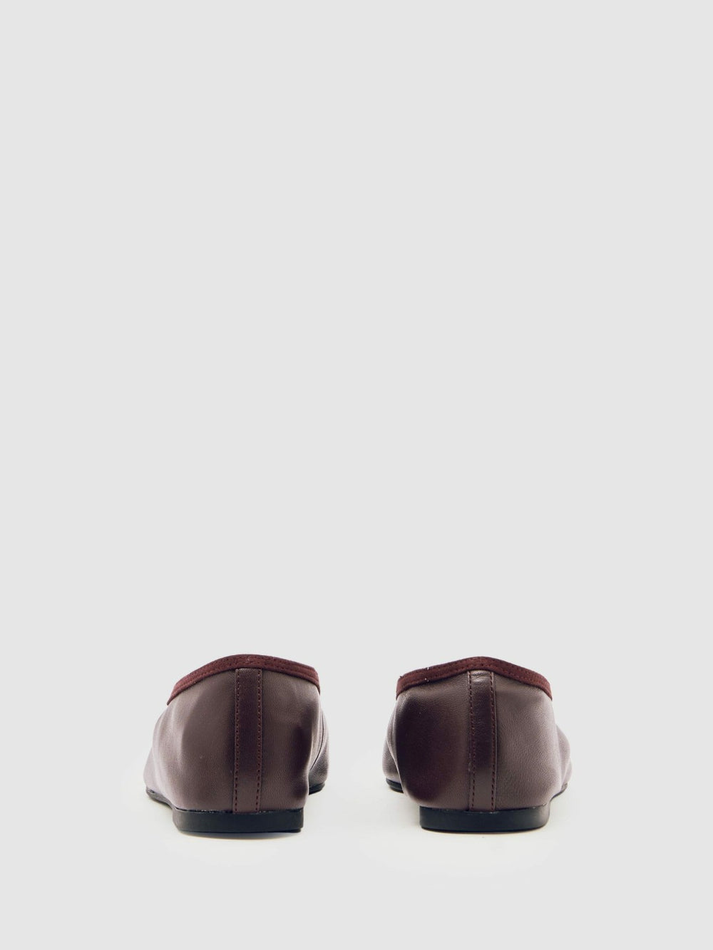 Nappa Leather Ballet Flats Oxblood | Women