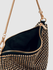 Crystal Bracelet Pouch Bag Gold | Women