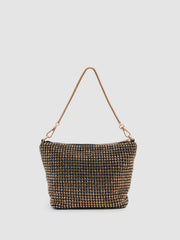 Crystal Bracelet Pouch Bag Gold | Women