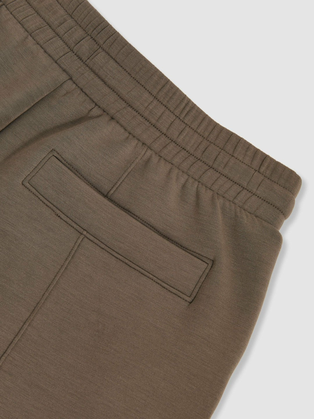 Petite Modal-Blend Interlock Wide-Leg Joggers Khaki Green | Women