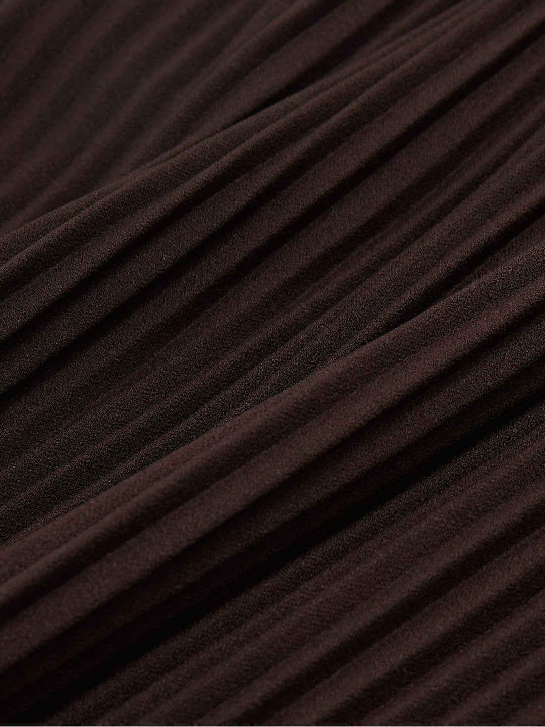 Pleated Jersey Midi Skirt Burgundy | Women