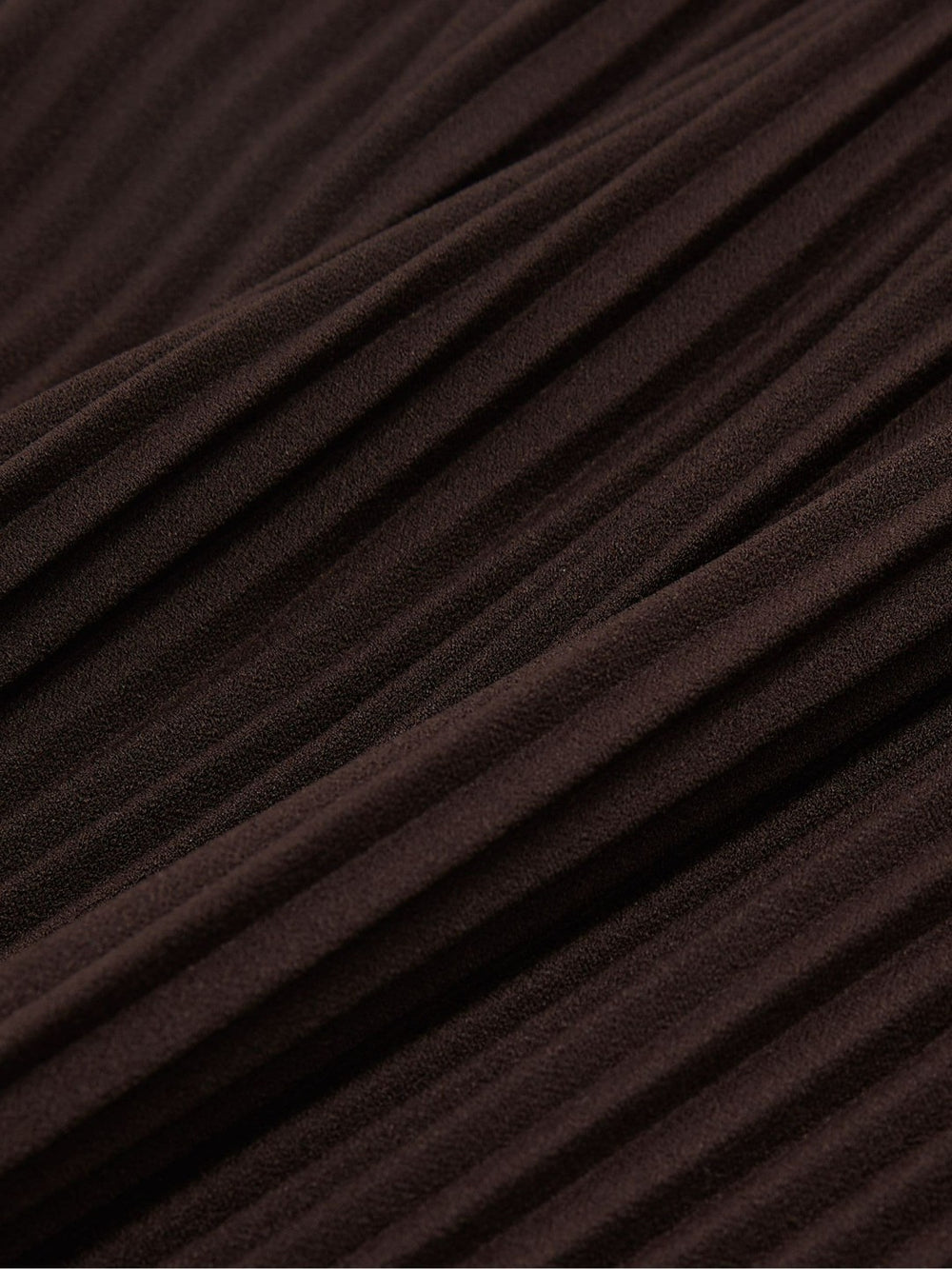 Pleated Jersey Midi Skirt Burgundy | Women