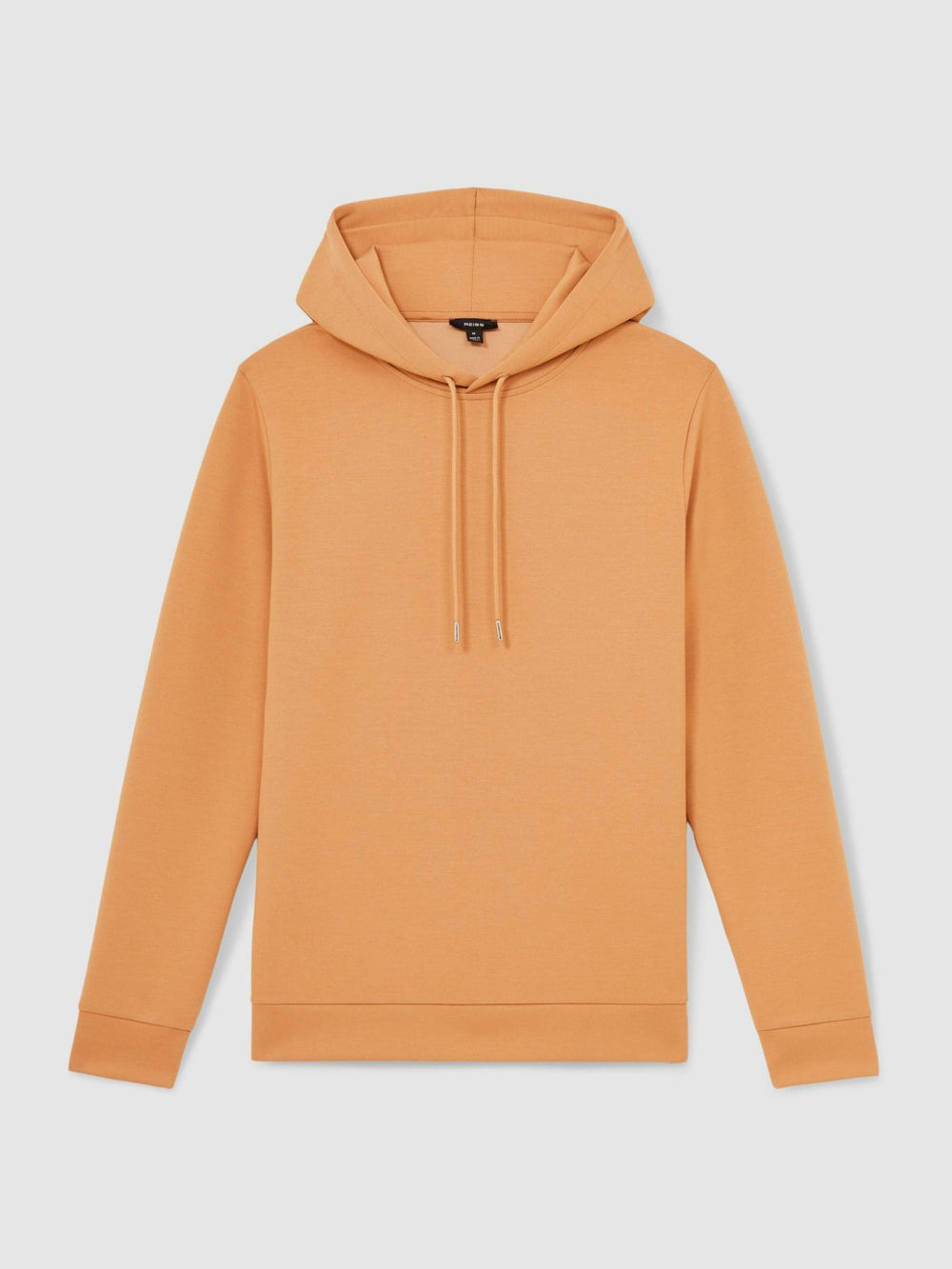 Interlock Jersey Drawstring Hoodie Light Camel Brown | Men