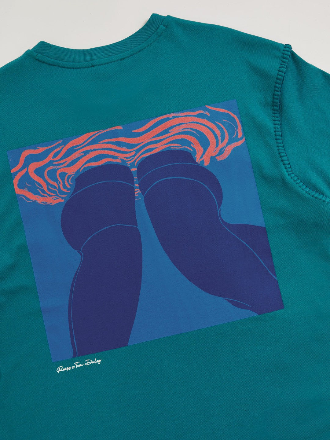 | Tom Daley Graphic-Print T-Shirt Teal Green | Men