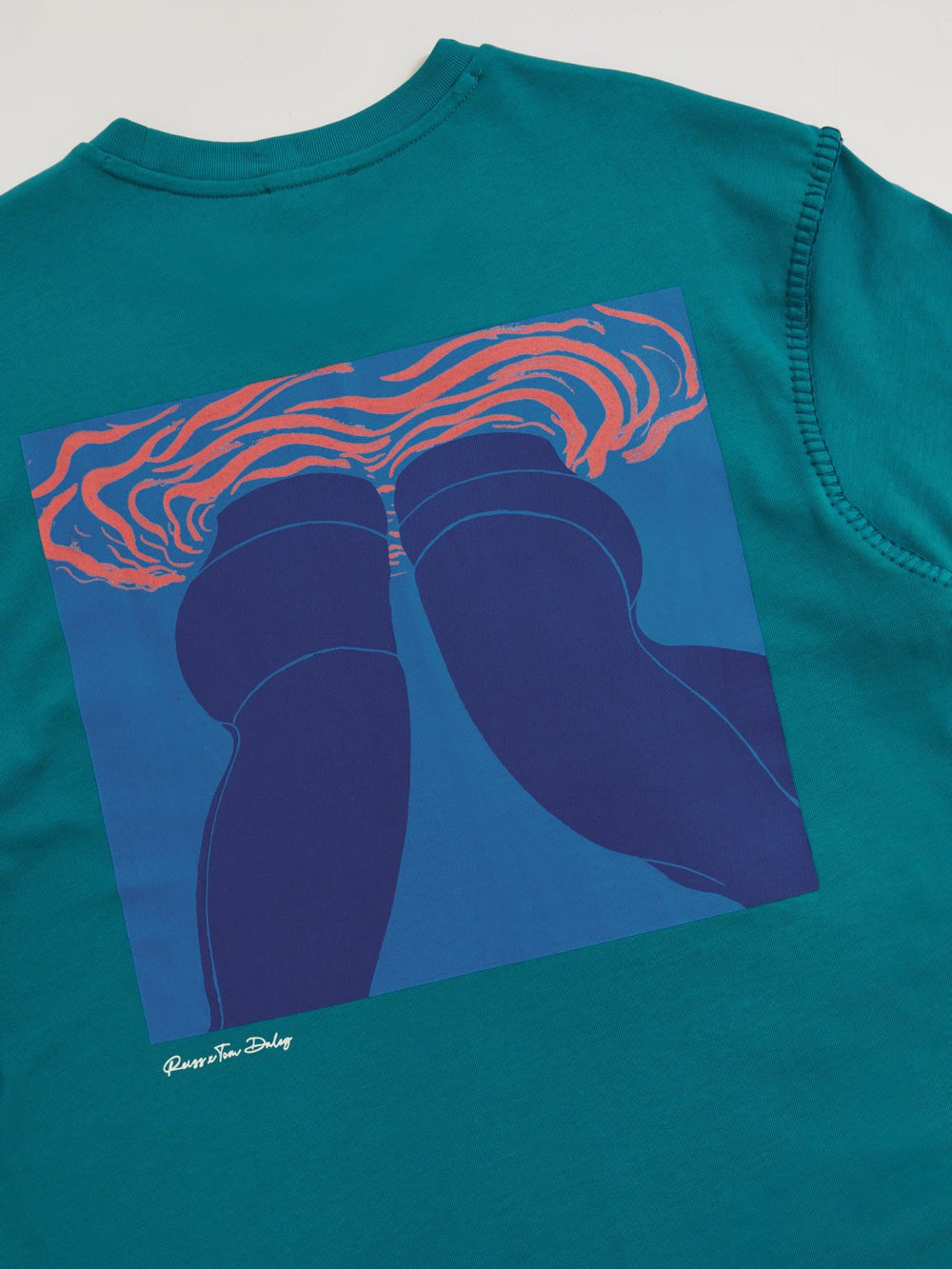 | Tom Daley Graphic-Print T-Shirt Teal Green | Men