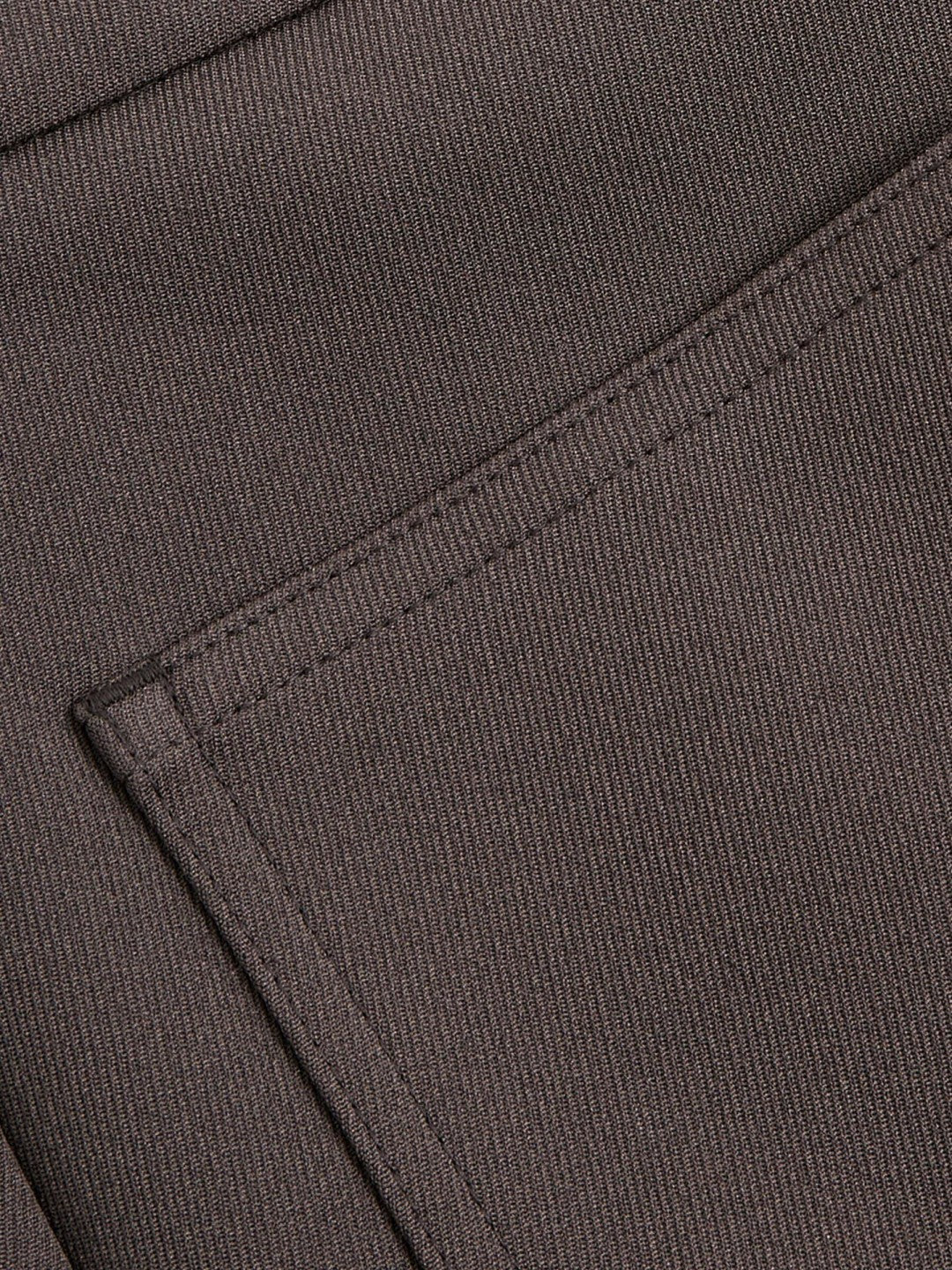 Petite Twill Patch-Pocket Flared Trousers Mauve Neutral | Women