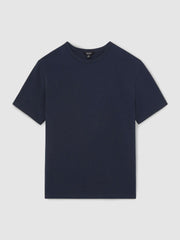 Stretch-Cotton Crew-Neck T-Shirt Navy | Men