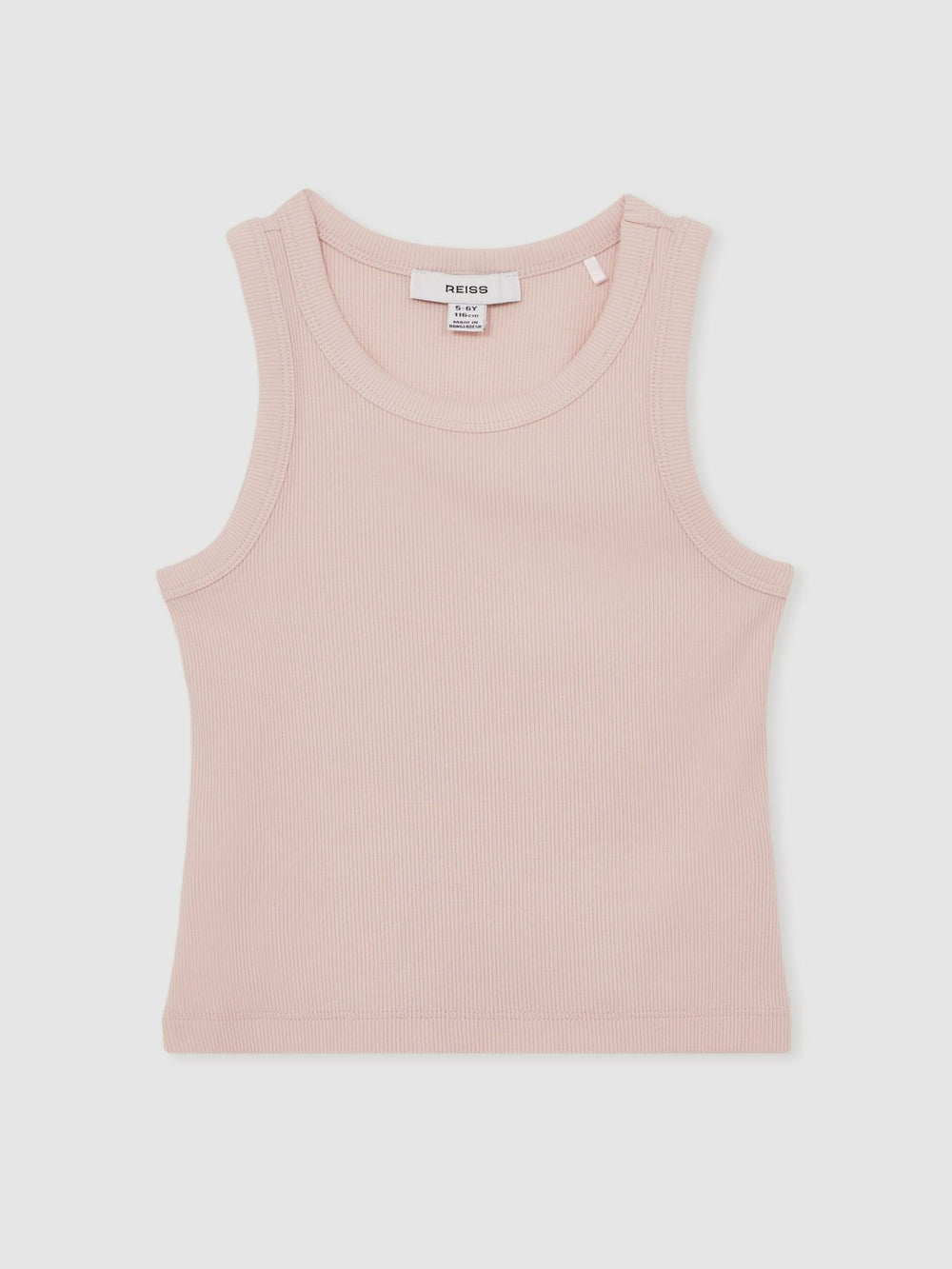 3-9 yrs Stretch-Cotton Ribbed Vest Pink | Children & Baby