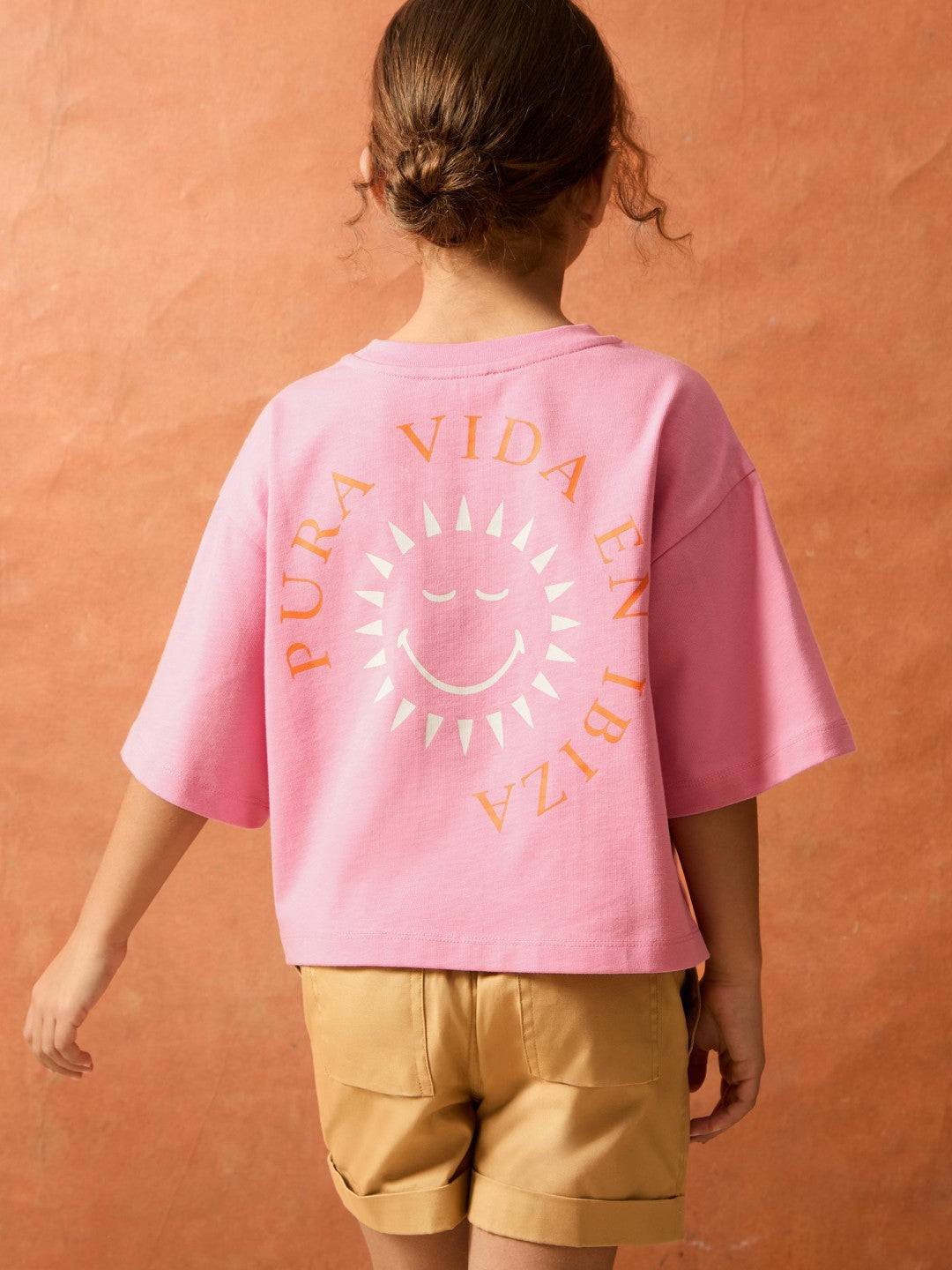 13-14 yrs SmileyWorld | Sun-Print T-Shirt Pink | Children & Baby